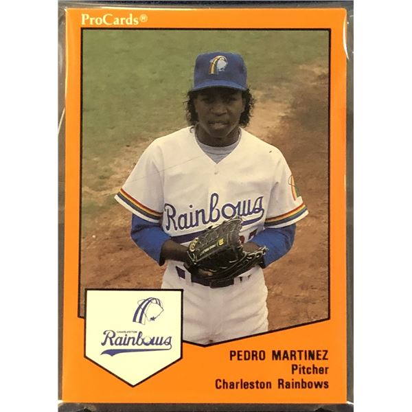 1989 PRO CARDS MiLB CHARLESTON RAINBOWS TEAM SET (PEDRO MARTINEZ)