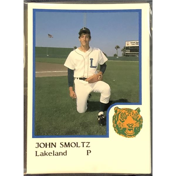 1986 PRO CARDS MiLB LAKELAND TIGERS TEAM SET (JOHN SMOLTZ)