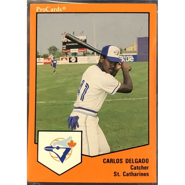 1989 PRO CARDS MiLB ST CATHARINES BLUE JAYS TEAM SET (CARLOS DELGADO, JEFF KENT)