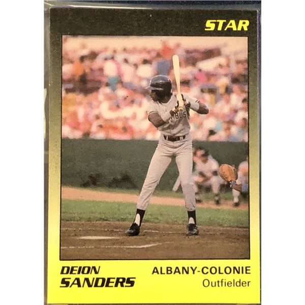 1989 STAR COMPANY MiLB ALBANY YANKEES TEAM SET (DEION SANDERS)