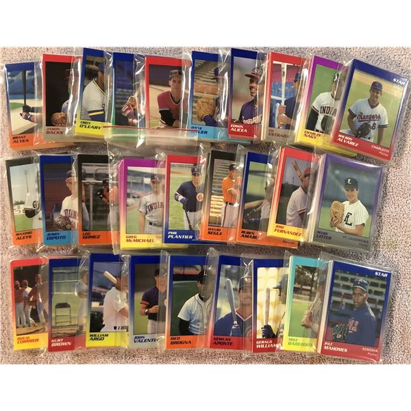 1989 STAR COMPANY MiLB TEAM SETS COLLECTION