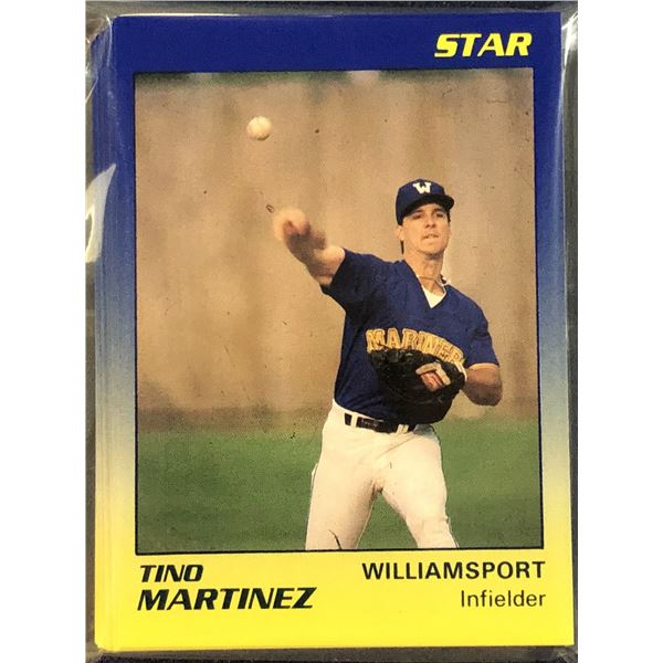1989 STAR COMPANY MiLB WILLIAMSPORT MARINERS TEAM SET (TINO MARTINEZ)