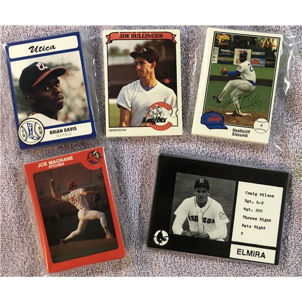 ASSORTED 80's MiLB TEAM SETS
