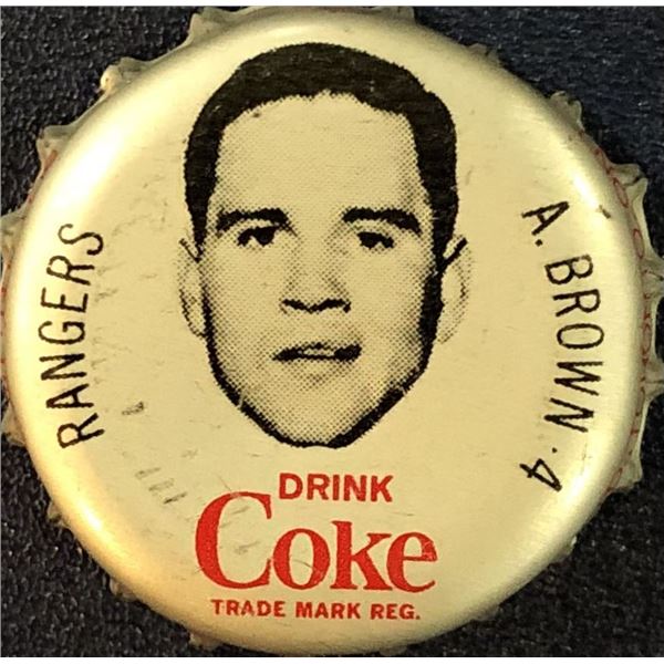1964-65 COCA COLA NHL BOTTLE CAPS - ARNIE BROWN