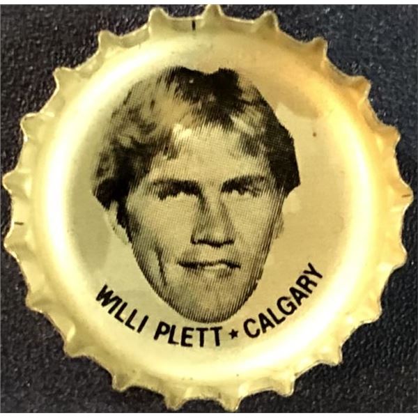 1980-81 PEPSI NHL CAPS - WILLI PLETT