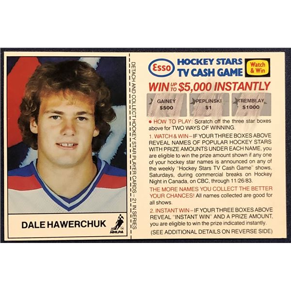 1983-84 ESSO NHL DALE HAWERCHUK (HOF)