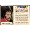 Image 1 : 1983-84 ESSO NHL LARRY ROBINSON (HOF)