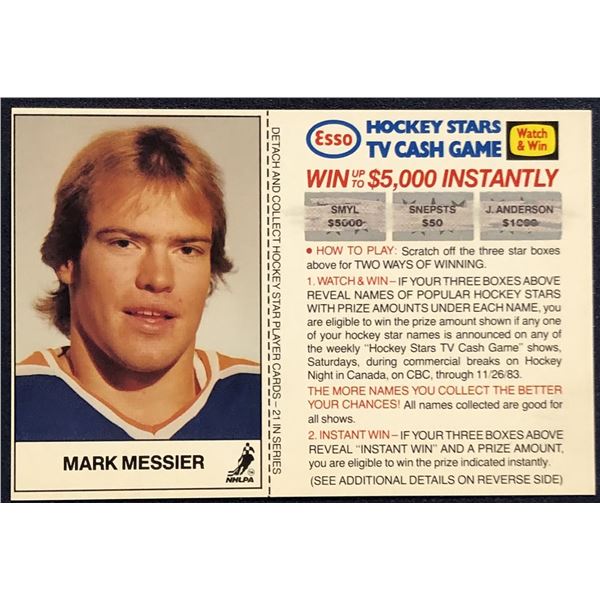 1983-84 ESSO NHL MARK MESSIER (HOF)