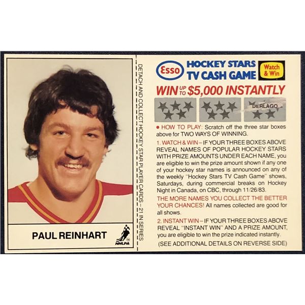 1983-84 ESSO NHL PAUL REINHART