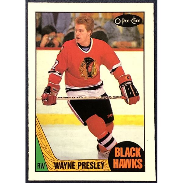 1987-88 O-PEE-CHEE WAYNE PRESLEY