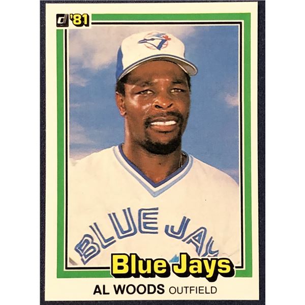 1981 DONRUSS BASEBALL ALVIS WOODS