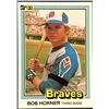 Image 1 : 1981 DONRUSS BASEBALL BOB HORNER