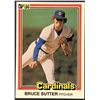 Image 1 : 1981 DONRUSS BASEBALL BRUCE SUTTER (HOF)