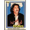 Image 1 : 1981 DONRUSS BASEBALL DENNIS MARTINEZ