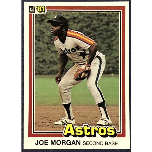 1981 DONRUSS BASEBALL JOE MORGAN (HOF)