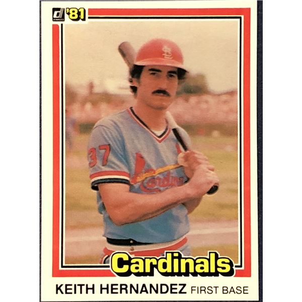 1981 DONRUSS BASEBALL KEITH HERNANDEZ