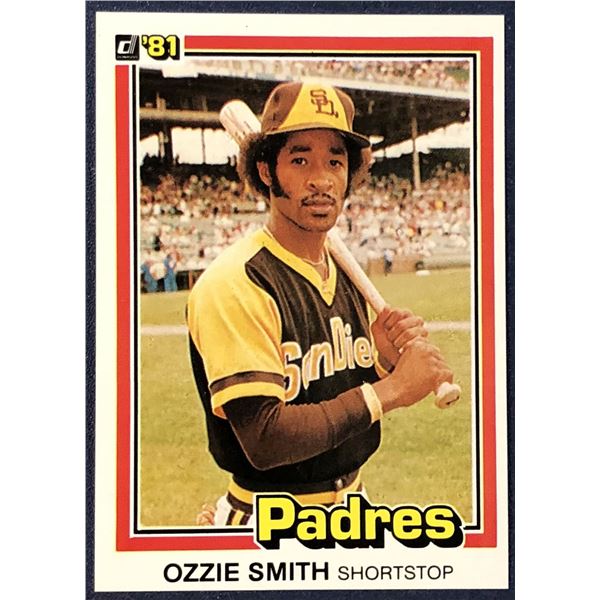 1981 DONRUSS BASEBALL OZZIE SMITH (HOF)