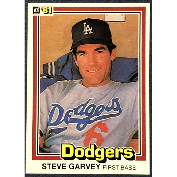 1981 DONRUSS BASEBALL STEVE GARVEY