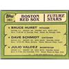 Image 2 : 1982 TOPPS BRUCE HURST ROOKIE CARD