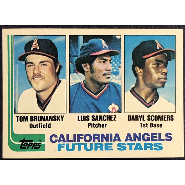 1982 TOPPS TOM BRUNANSKY ROOKIE CARD