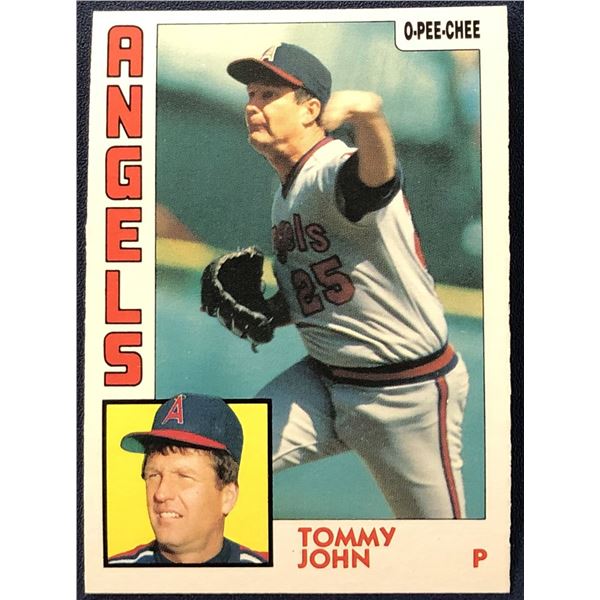 1984 O-PEE-CHEE TOMMY JOHN