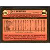Image 2 : 1989 TOPPS JAY BUHNER ROOKIE CARD