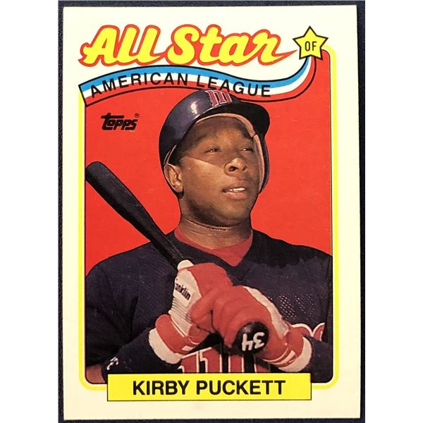 1989 TOPPS KIRBY PUCKETT (HOF)