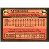Image 2 : 1989 TOPPS MARK GRACE ROOKIE CARD