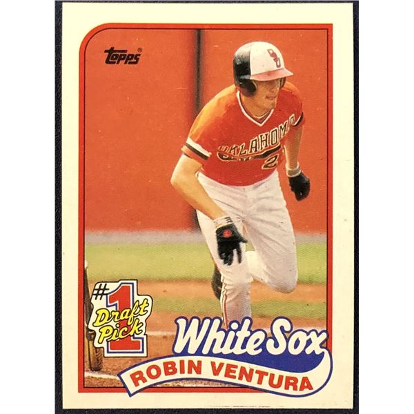 1989 TOPPS ROBIN VENTURA ROOKIE CARD