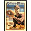 Image 1 : 1989 TOPPS SANDY ALOMAR ROOKIE CARD