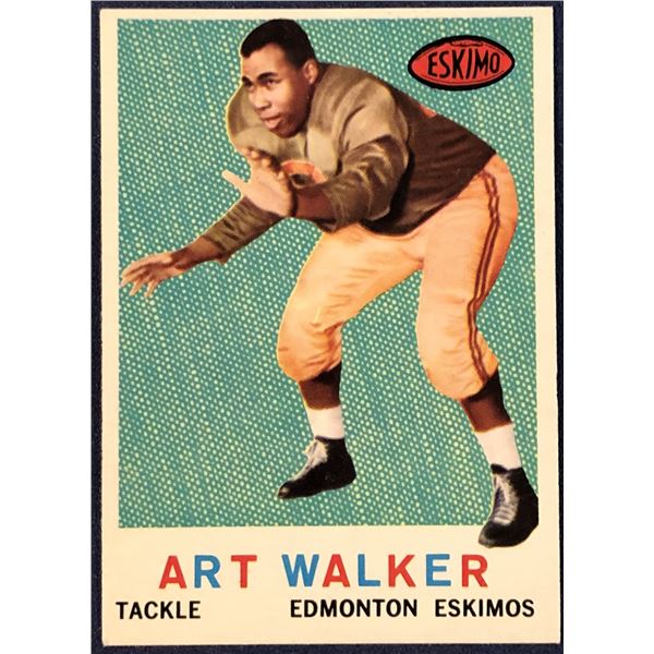 1959 O-PEE-CHEE CFL FOOTBALL ART WALKER
