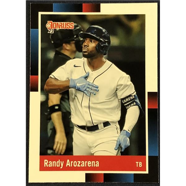 2022 DONRUSS RETRO RANDY AROZARENA ROOKIE CARD