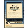 Image 2 : 2024 DONRUSS KYLE HARRISON ROOKIE CARD
