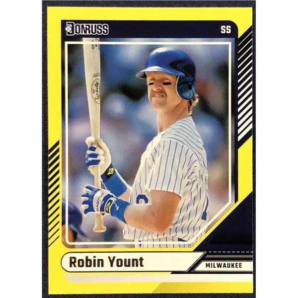 2024 DONRUSS YELLOW SPLASH ROBIN YOUNT (HOF)
