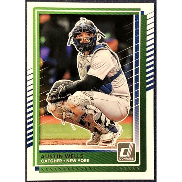 2025 DONRUSS BASEBALL AUSTIN WELLS ROOKIE CARD