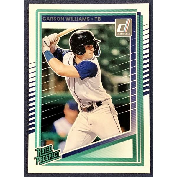 2025 DONRUSS BASEBALL CARSON WILLIAMS ROOKIE CARD