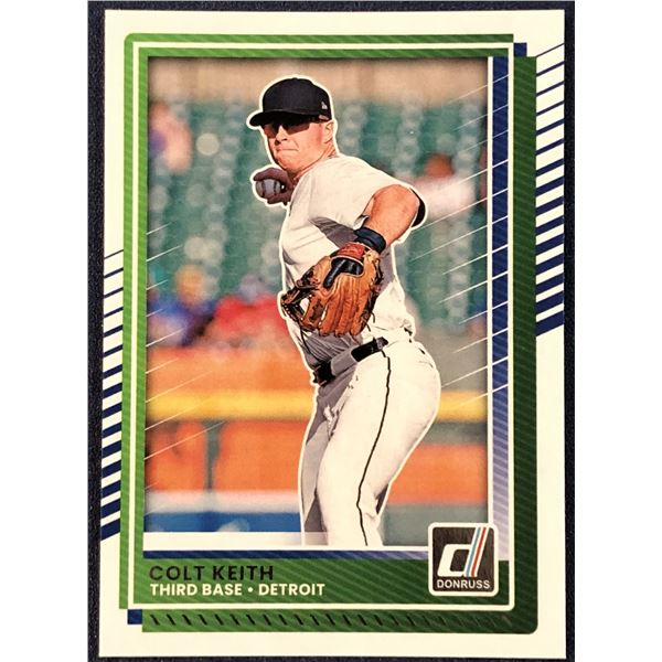 2025 DONRUSS BASEBALL COLT KEITH ROOKIE CARD