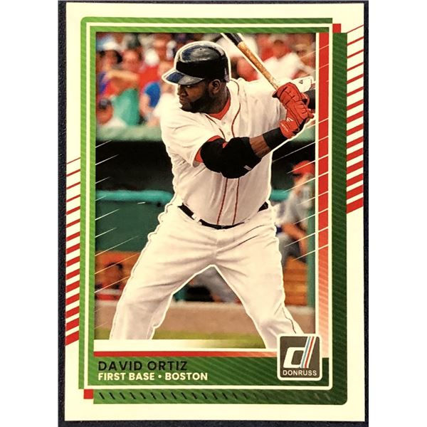 2025 DONRUSS BASEBALL DAVID ORTIZ (HOF)