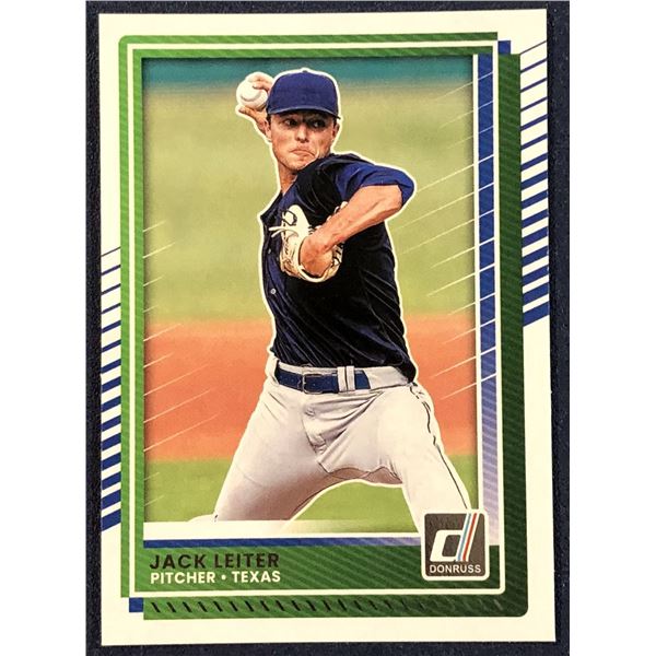 2025 DONRUSS BASEBALL JACK LEITER ROOKIE CARD