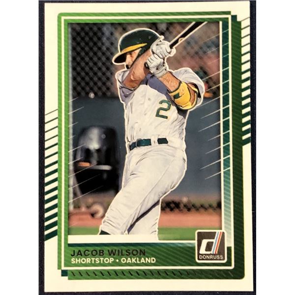 2025 DONRUSS BASEBALL JACOB WILSON ROOKIE CARD