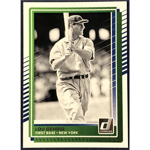 2025 DONRUSS BASEBALL LOU GEHRIG (HOF)
