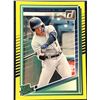 Image 1 : 2025 DONRUSS BASEBALL YELLOW FLASH GEORGE LOMBARD ROOKIE CARD