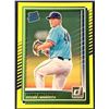 Image 1 : 2025 DONRUSS BASEBALL YELLOW FLASH ZEBBY MATTHEWS ROOKIE CARD