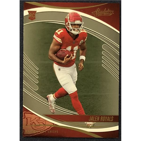 2025 ABSOLUTE FOOTBALL JALEN ROYALS ROOKIE CARD