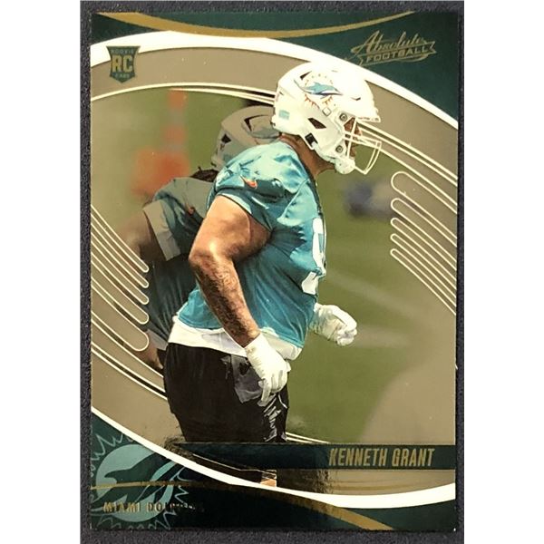 2025 ABSOLUTE FOOTBALL RC KENNETH GRANT ROOKIE CARD