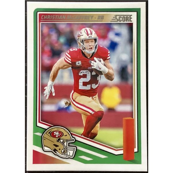 2025 PANINI SCORE CHRISTIAN McCAFFREY