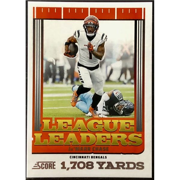 2025 PANINI SCORE LEAGUE LEADERS - Ja'MARR CHASE
