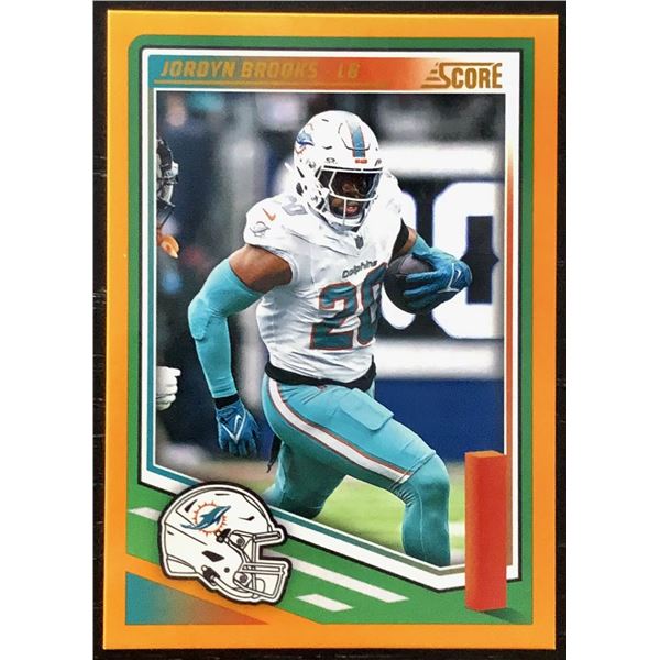 2025 PANINI SCORE ORANGE PARALLEL JORDYN BROOKS