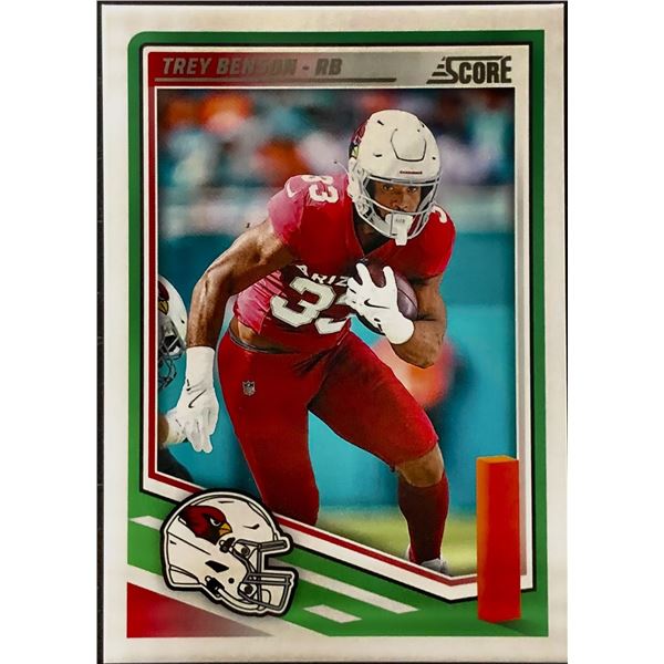 2025 PANINI SCORE TREY BENSON ROOKIE CARD