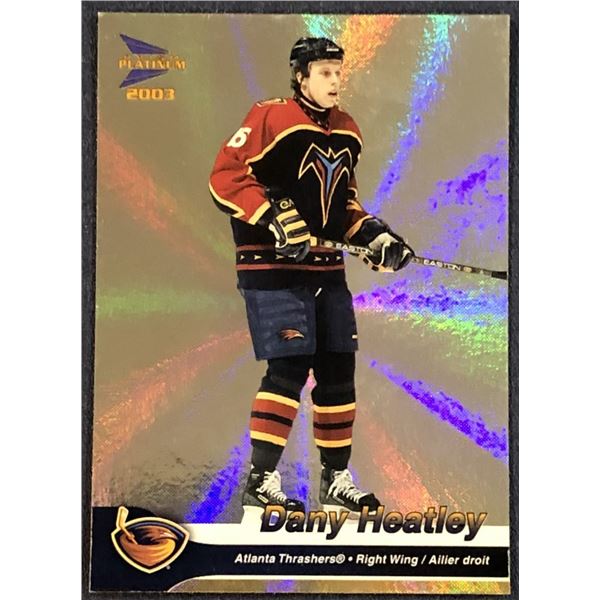 2002-03 ATOMIC NHL DANY HEATLEY ROOKIE CARD